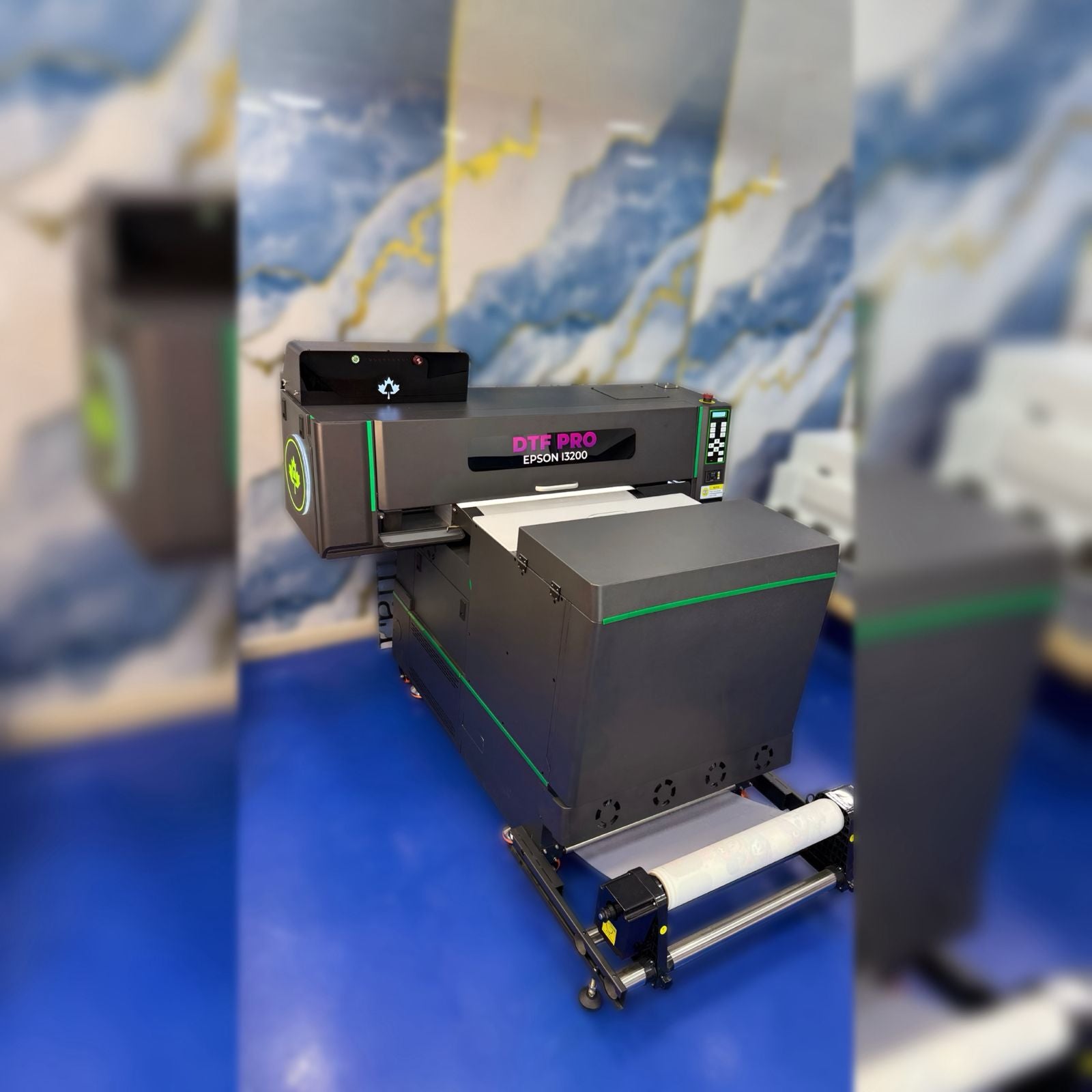 Plotter de Impresion DTF PRO doble cabezal i3200, horno integrado, impresion profesional para camisetas y textiles personalizados en colombia